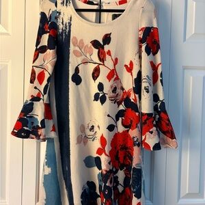 Floral Bell Sleeve Dress